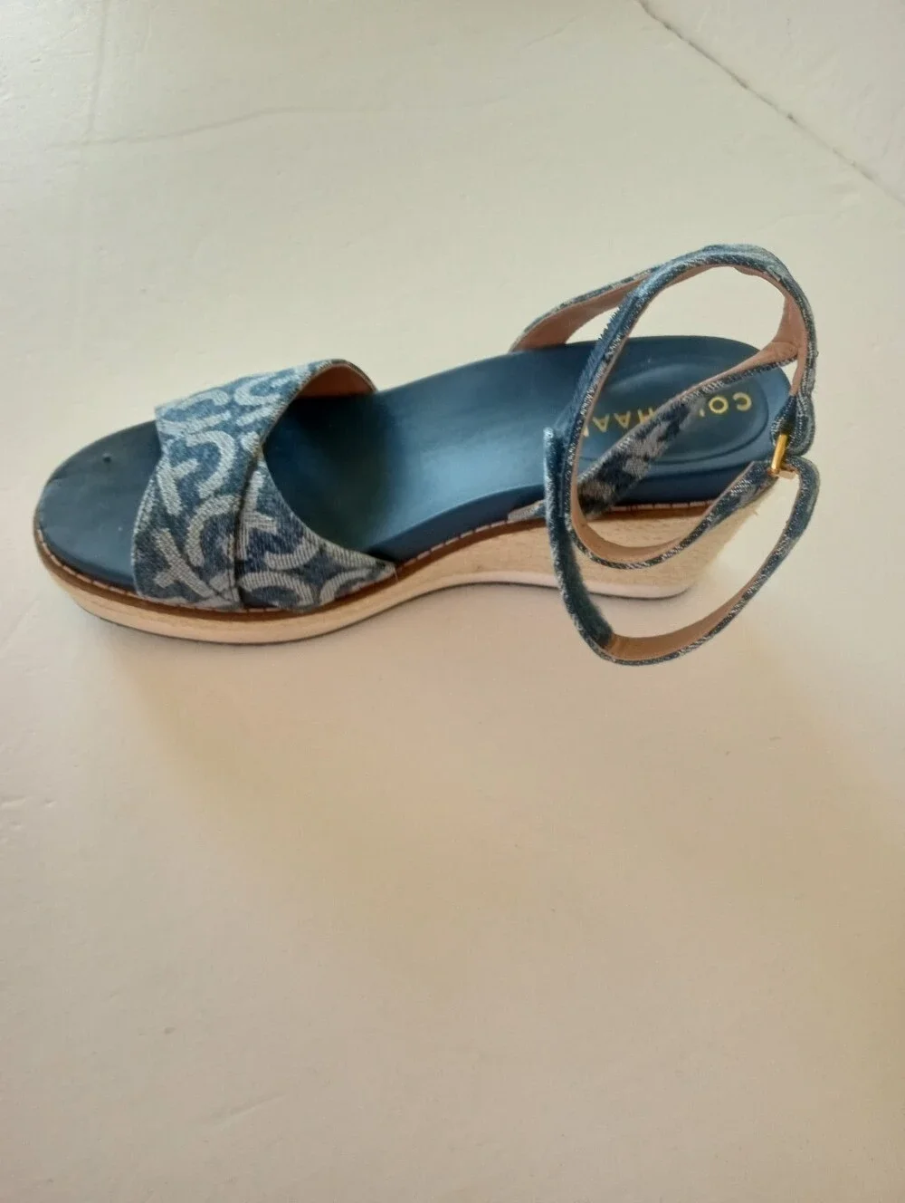 COLE HAAN Cloudfeel Espadrille Wedge Sandals | 6B